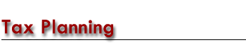 Tax Planning